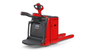 Niskopodizno vozilo T20 – T25 AP N kompanije Linde Material Handling sa rasklopivom, potpuno amortizovanom stajnom platformom