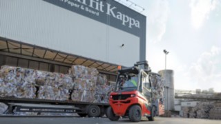 Dizel viljuškar H50 kompanije Linde Material Handling u kompaniji Smurfit Kappa