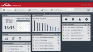 Ekran softvera connect kompanije Linde Ekran softvera connect kompanije Linde